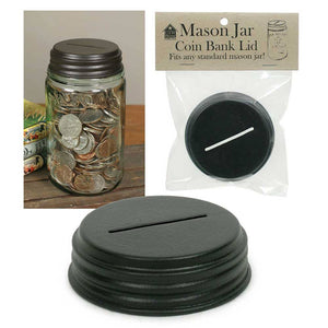 Mason Jar Coin Bank Lid