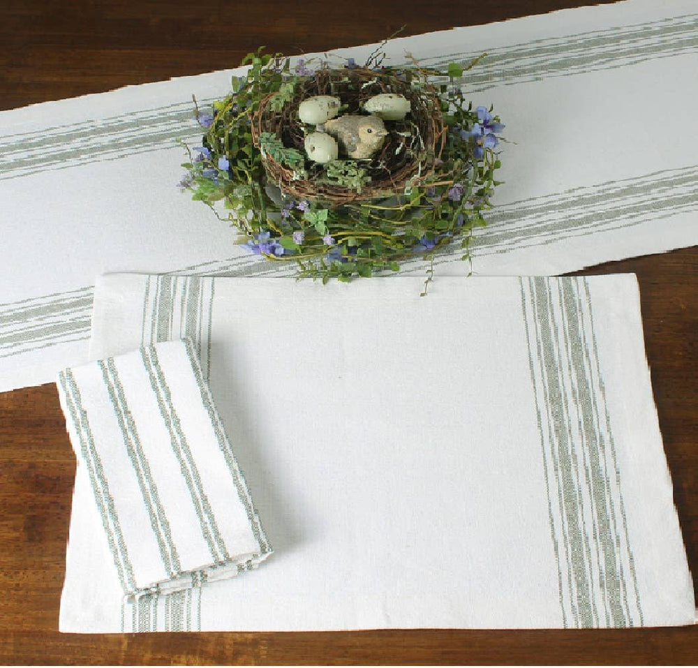 Grain Sack Sage Placemat 14x18