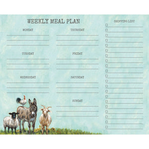 Weekly Meal Plan Notepad