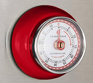 Retro Kitchen Timer - Red