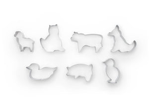 Fox Run Farm Animal Cookie Cutters, Set of 7, 3.5" x 3.5"