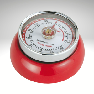 Retro Kitchen Timer - Red