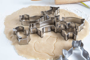 Fox Run Farm Animal Cookie Cutters, Set of 7, 3.5" x 3.5"