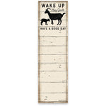 Wake Up Hug Goats Magnetic List Pad