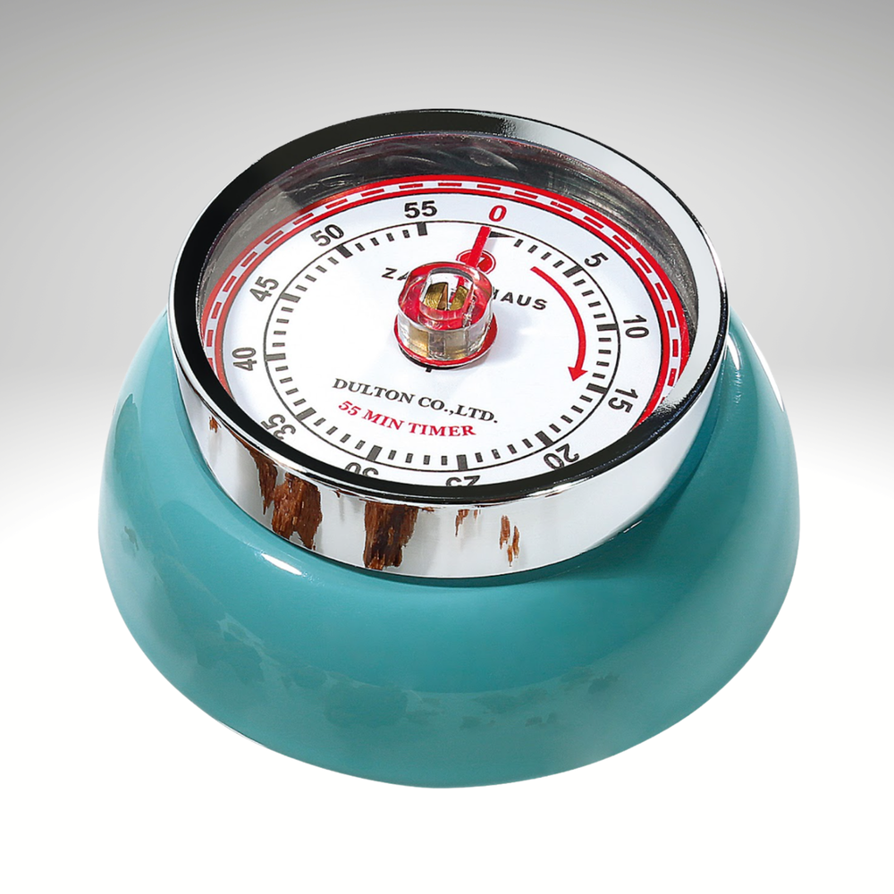 Retro Kitchen Timer - Teal