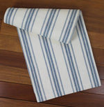 Grain Sack Colonial Blue 14"x72" Table Runner