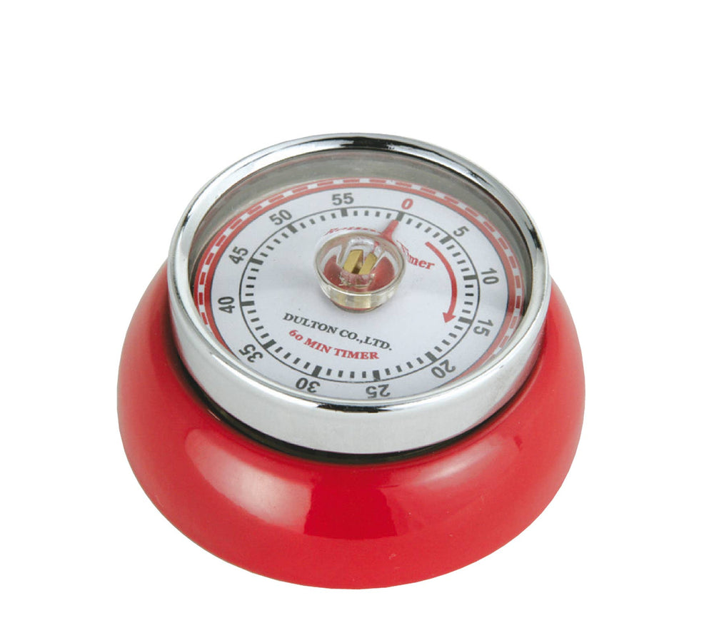 Retro Kitchen Timer - Red