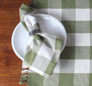 Buffalo Check Sage Napkin 18x18