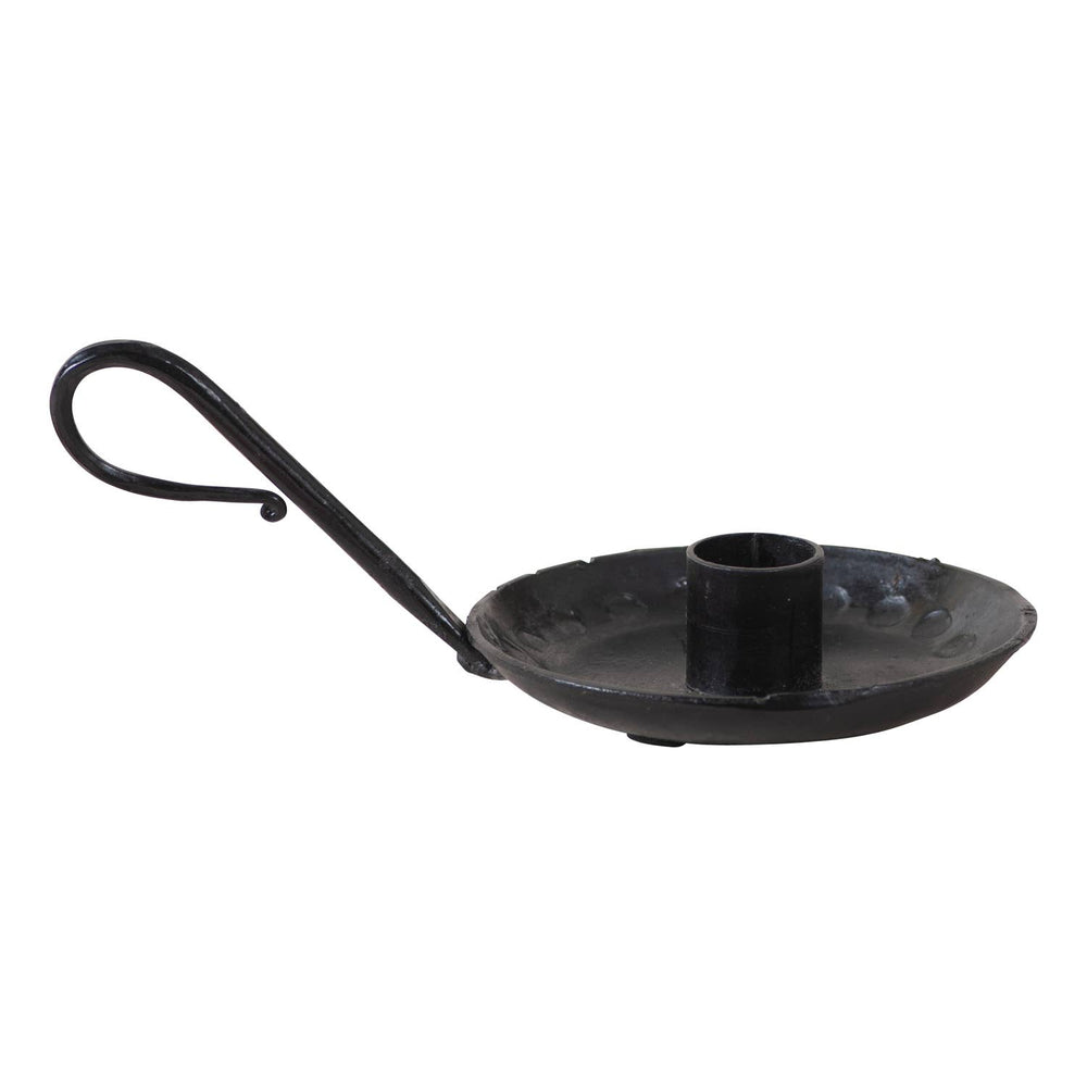 Cast Iron Taper Holder with Handle