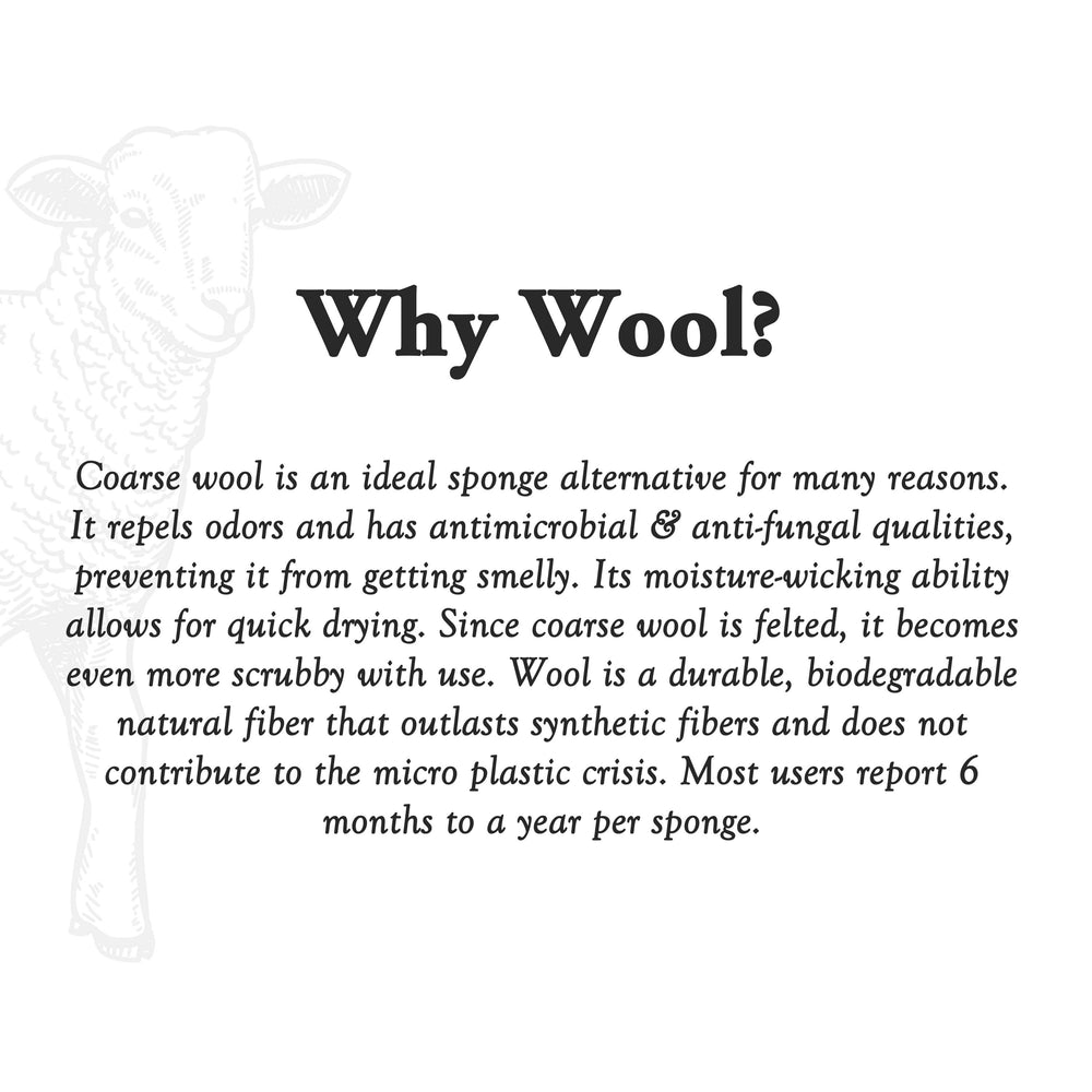 Sustainable Wool Scrub