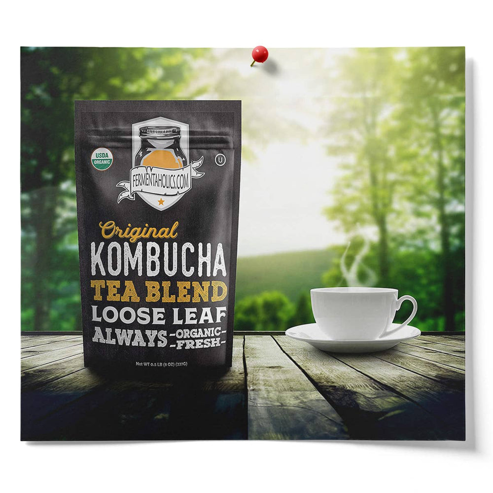 Original Kombucha Tea Blend, 4 Oz Organic