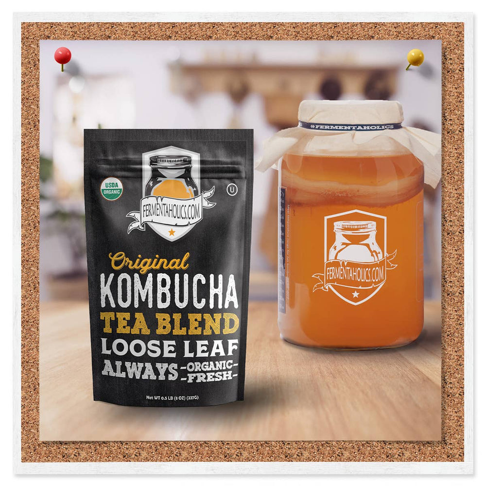 Original Kombucha Tea Blend, 4 Oz Organic