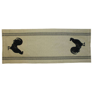 Farmhouse Rooster  Oat Table Runner