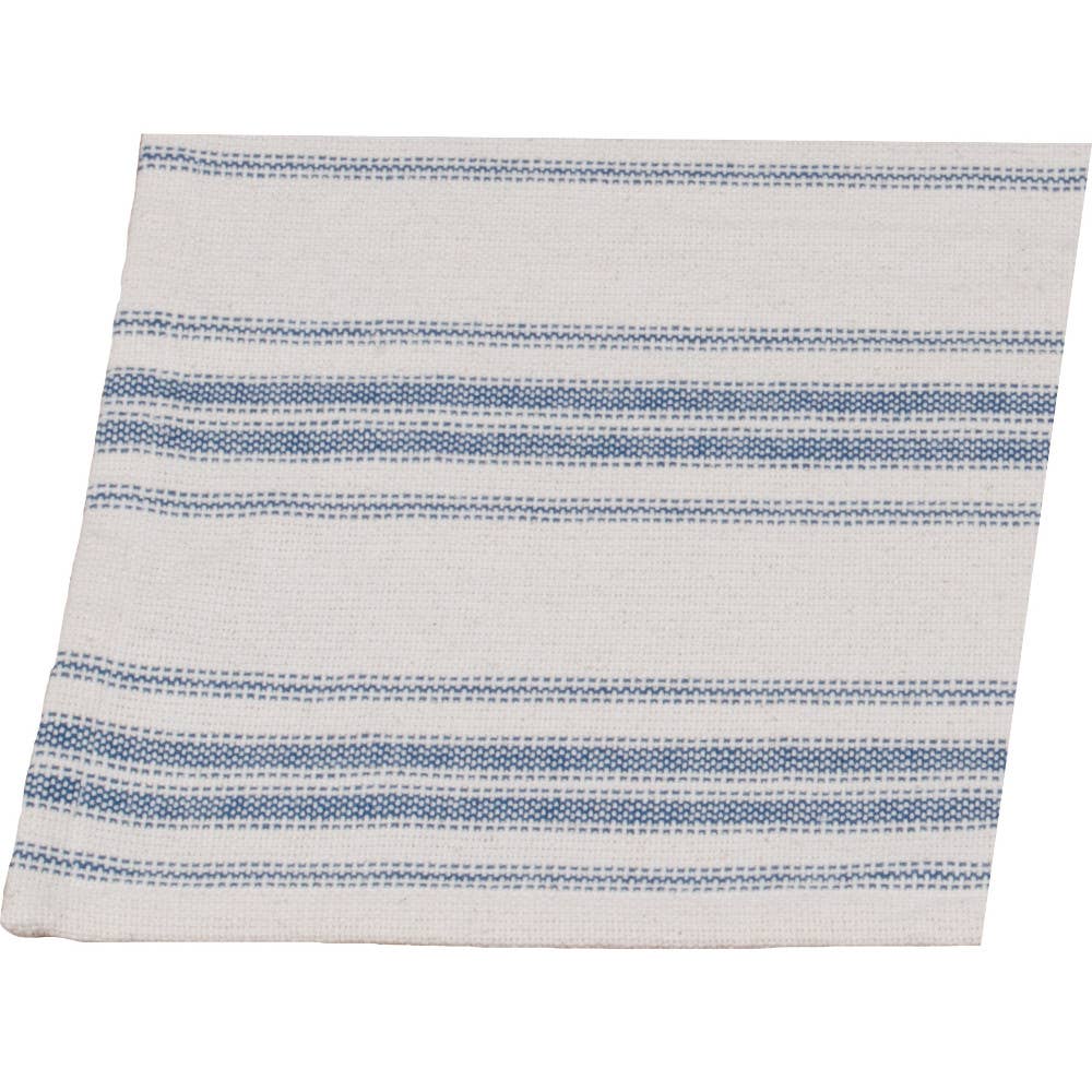 Grain Sack Colonial Blue Stripe Napkin